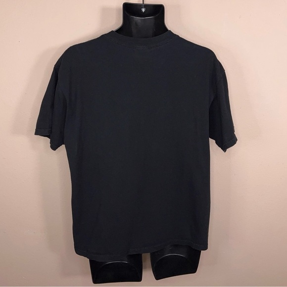 RARE LARGE ARMY OF DARKNESS TEE MENS SHORT SLEEVE BLACK COTTON ORANGE GRAPHIC - Picture 3 of 11